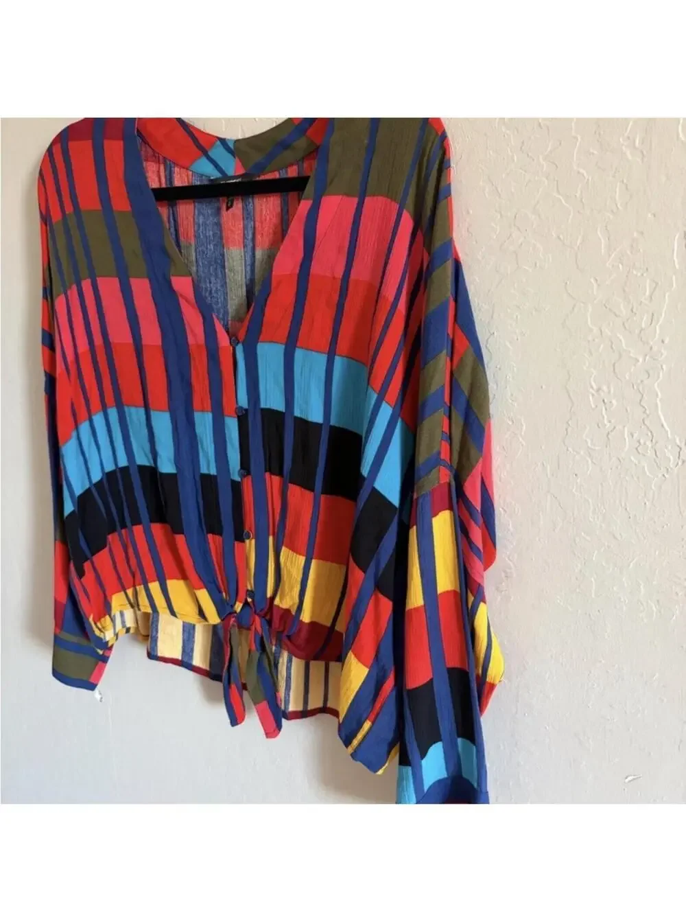 Express Multicolor Striped Blouse